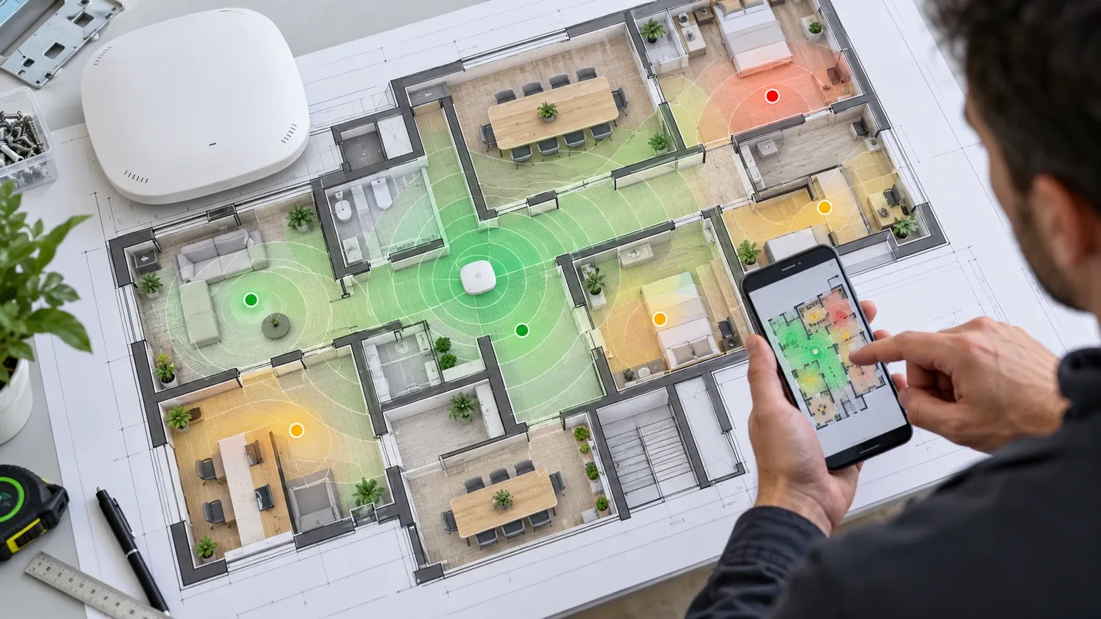 Como calcular o alcance do Wi-Fi: distância, paredes e orçamento de enlace